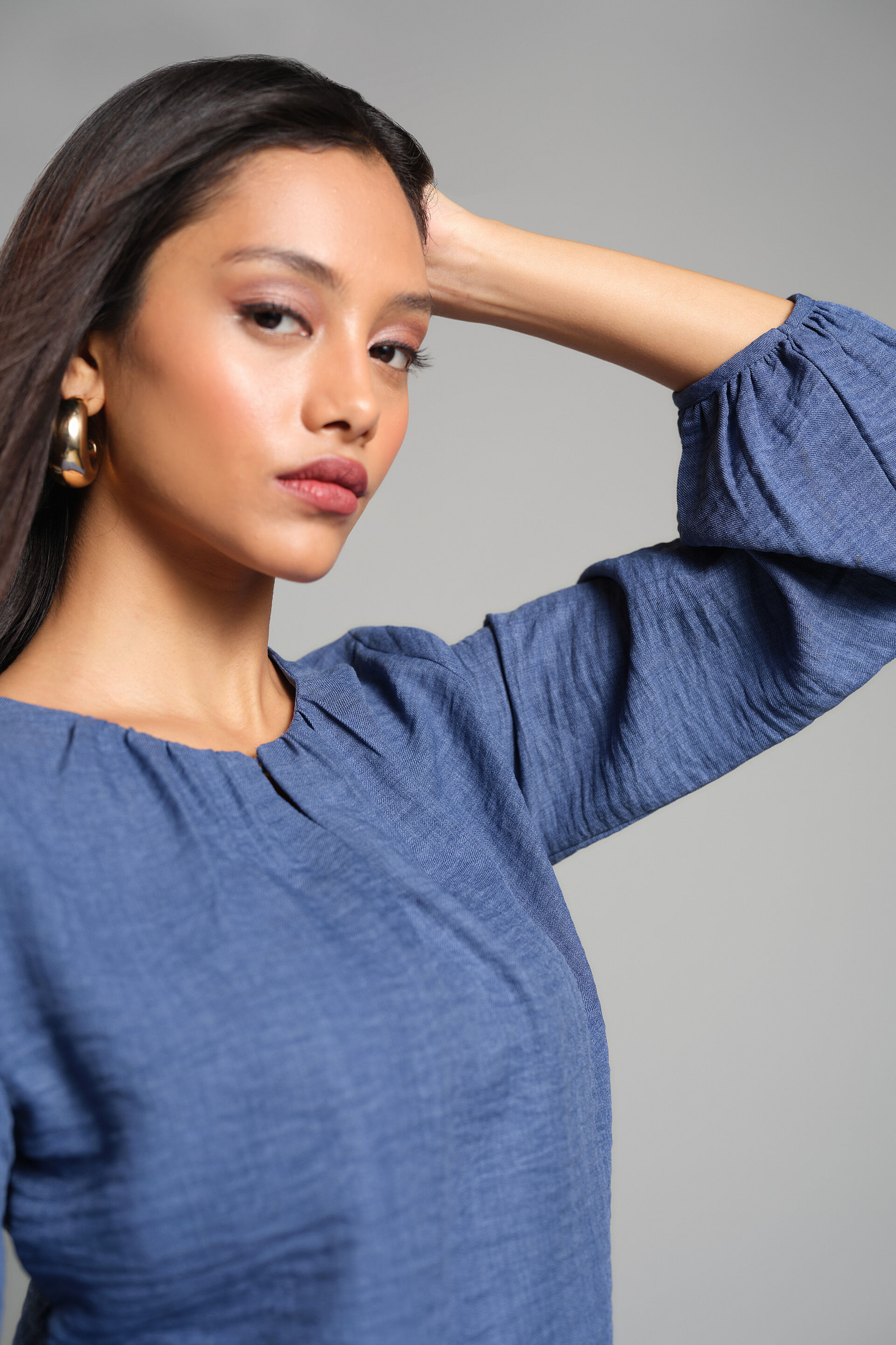 Blooming Blue Top, Dark Blue, image 6